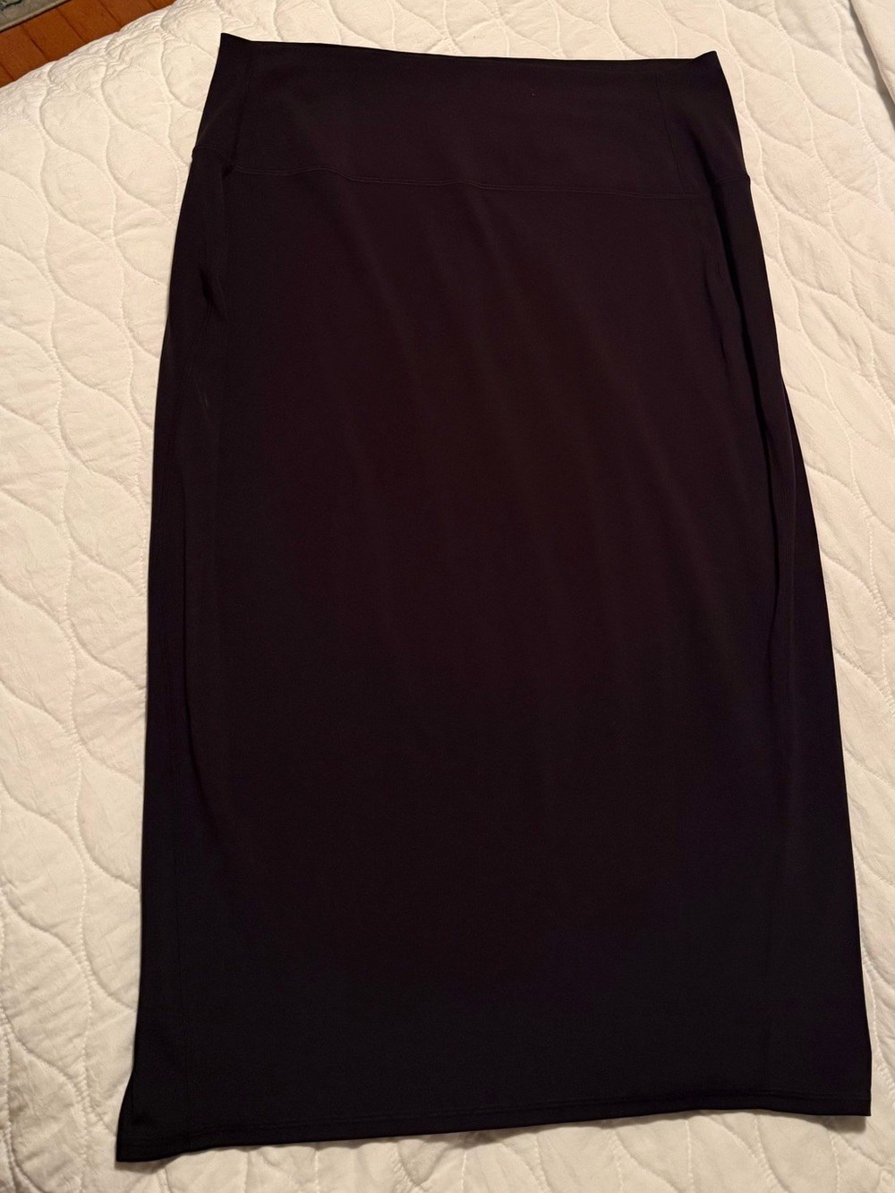 lululemon Nulu Buttery Soft Midi Skirt Black Size 14